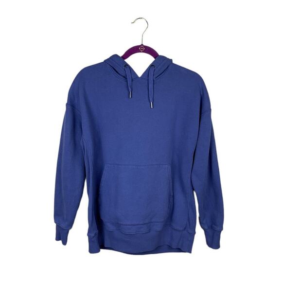 Zella Oversized Pullover Hoodie Sweatshirt Sz S Violet Purple - Picture 1 of 8